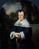 Ferdinand Bol - Maria Rey Wife of Roelof Meulenaer